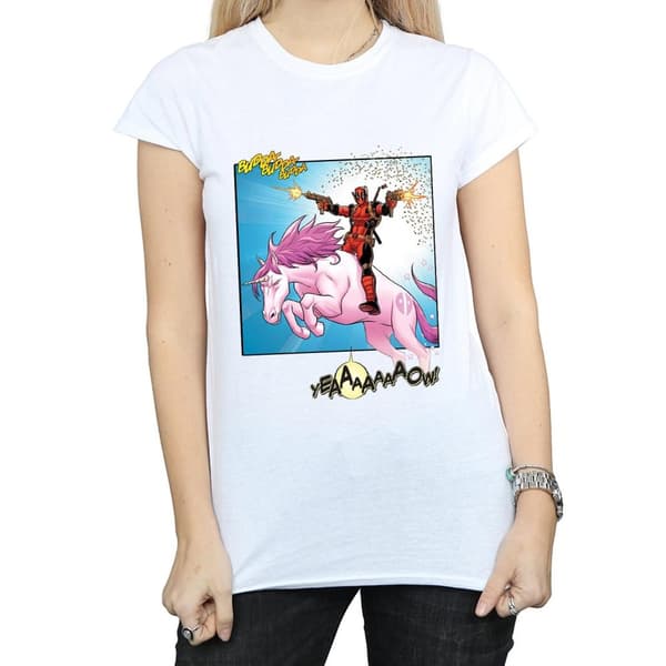 Marvel Womens/Ladies Deadpool Hey You Cotton T-Shirt