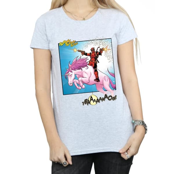 Marvel Womens/Ladies Deadpool Hey You Cotton T-Shirt