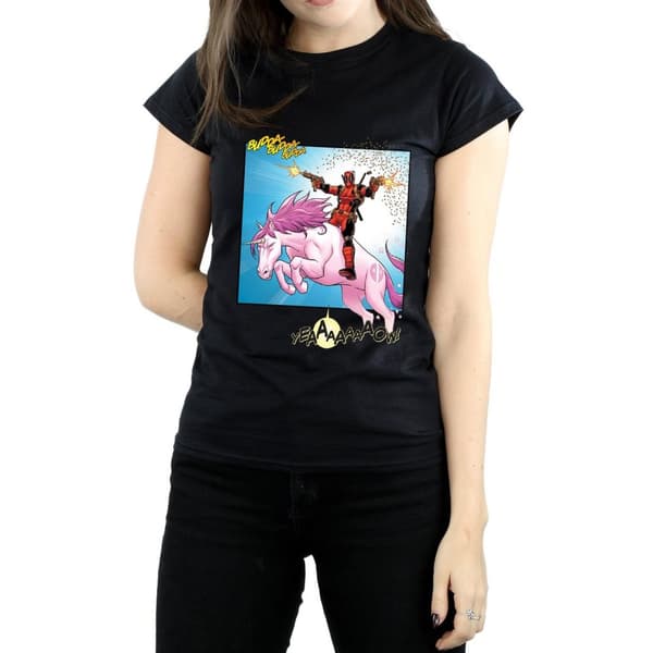 Marvel Womens/Ladies Deadpool Hey You Cotton T-Shirt