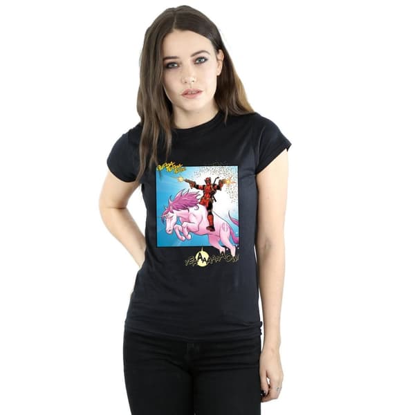 Marvel Womens/Ladies Deadpool Hey You Cotton T-Shirt