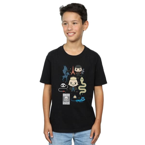 Fantastic Beasts Boys Chibi Grindelwald T-Shirt