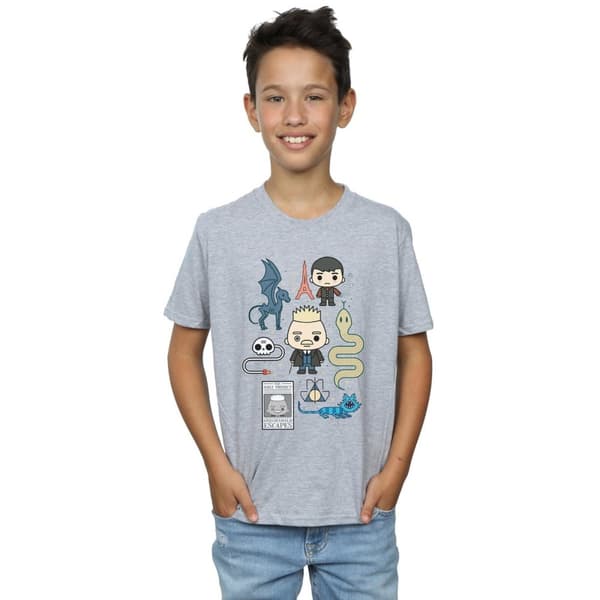 Fantastic Beasts Chibi Grindelwald T-shirt för pojkar