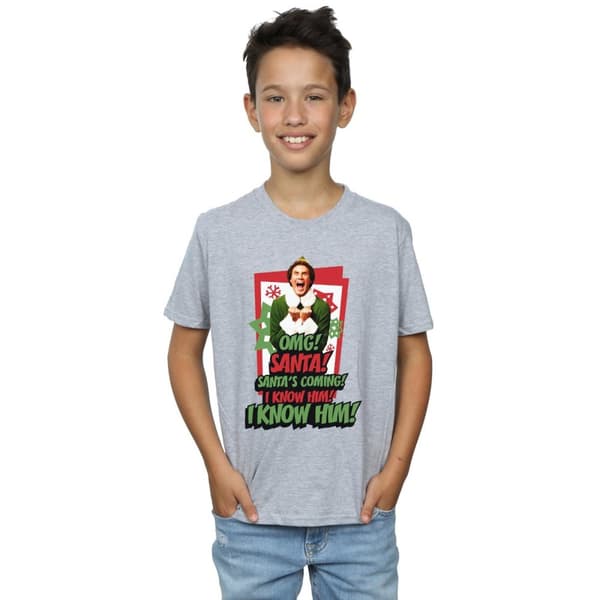 Elf Boys OMG Santa T-Shirt