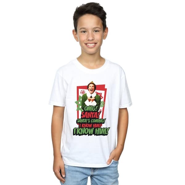 Elf Boys OMG Santa T-Shirt