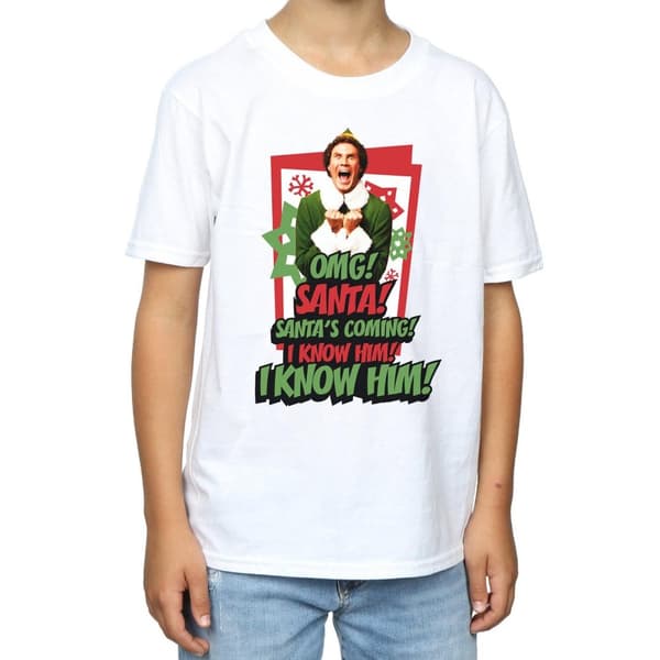 Elf Boys OMG Santa T-Shirt