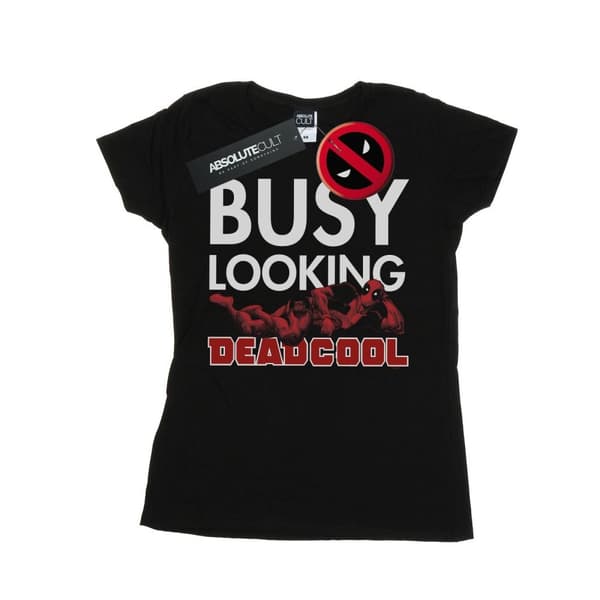 Marvel Dam/Lady Deadpool Busy Looking Deadcool - T-shirt i bomull