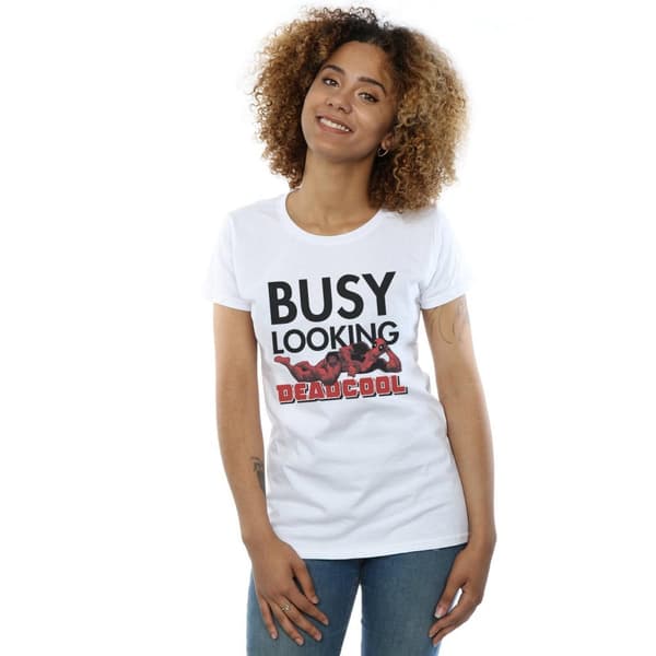 Marvel Dam/Lady Deadpool Busy Looking Deadcool - T-shirt i bomull