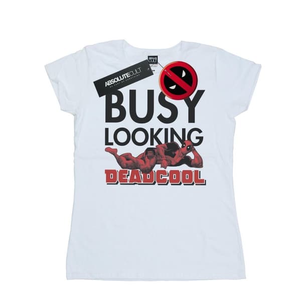 Marvel Dam/Lady Deadpool Busy Looking Deadcool - T-shirt i bomull