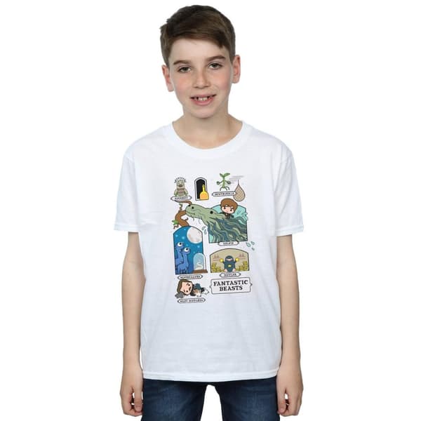 Fantastic Beasts Chibi Newt T-shirt för pojkar