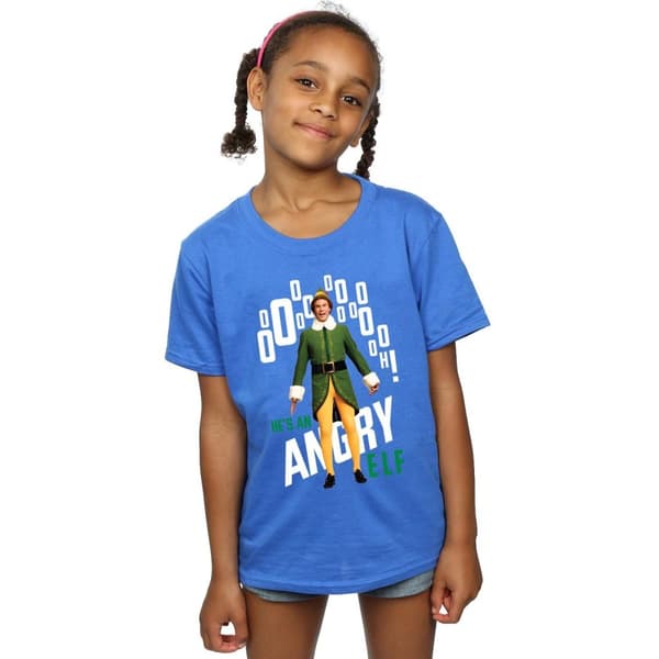 Elf Angry Elf T-shirt i bomull för flickor