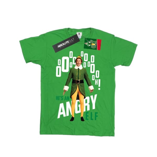 Elf Angry Elf T-shirt i bomull för flickor