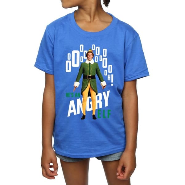 Elf Angry Elf T-shirt i bomull för flickor