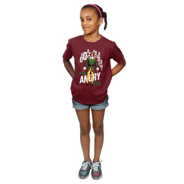 Elf Angry Elf T-shirt i bomull för flickor