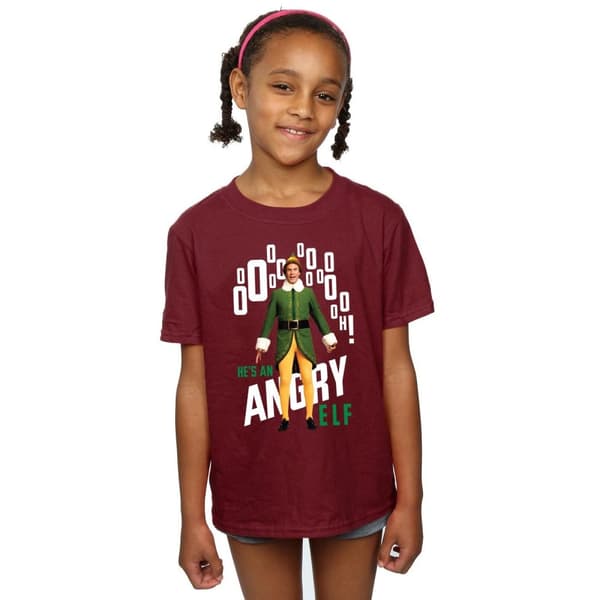 Elf Angry Elf T-shirt i bomull för flickor