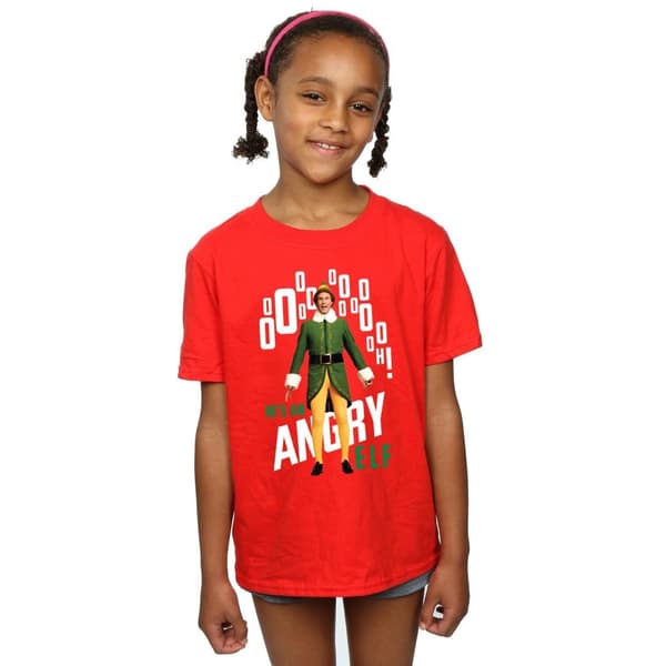 Elf Angry Elf T-shirt i bomull för flickor