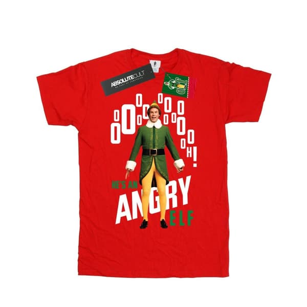Elf Angry Elf T-shirt i bomull för flickor