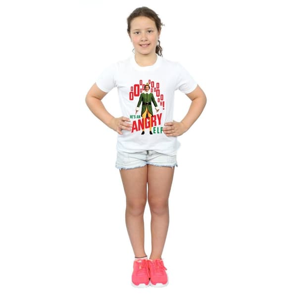 Elf Angry Elf T-shirt i bomull för flickor