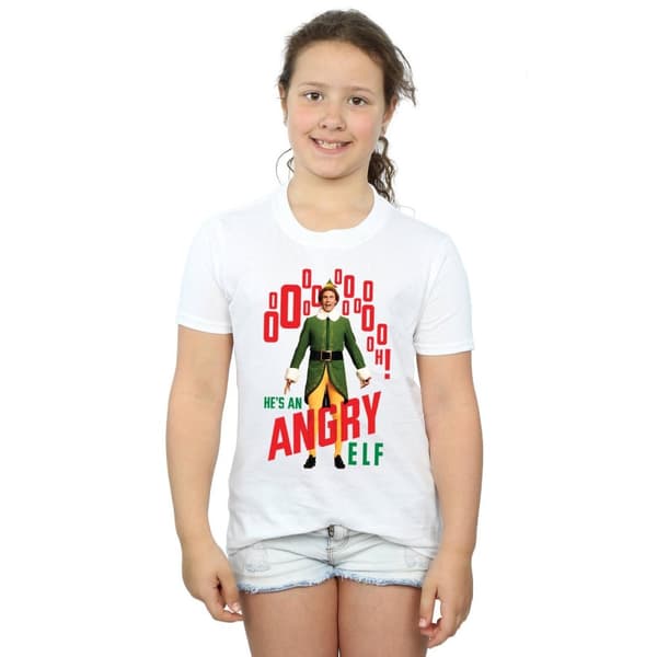 Elf Angry Elf T-shirt i bomull för flickor