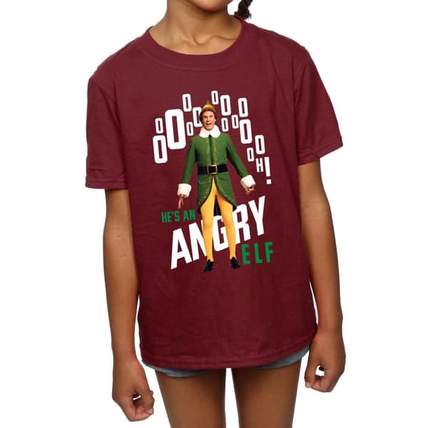 Elf Angry Elf T-shirt i bomull för flickor
