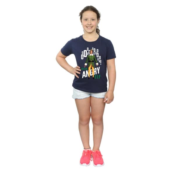 Elf Angry Elf T-shirt i bomull för flickor
