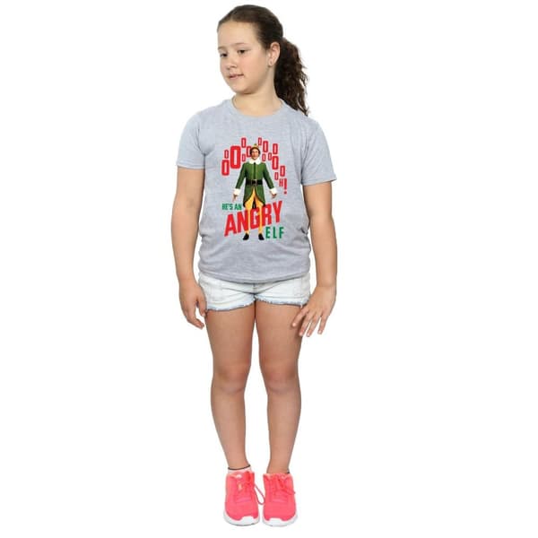 Elf Angry Elf T-shirt i bomull för flickor