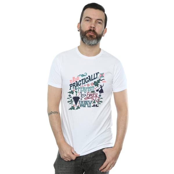 Disney Mens Mary Poppins Practically T-Shirt