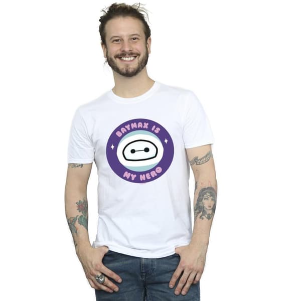 Disney Big Hero 6 Baymax My Hero Pocket T-shirt för herrar