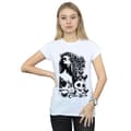 Miniatyrbild 2 av 3: Corpse Bride T-shirt i bomull med dödskalle-logotyp, dam/dam