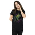 Miniatyrbilde 2 av 3: Marvel Womens/Ladies Captain Marvel Talos Smoke Cotton Boyfriend T-Shirt