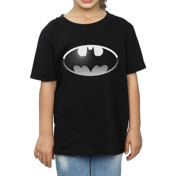 DC Comics Girls Batman Spot Logo Cotton T-Shirt