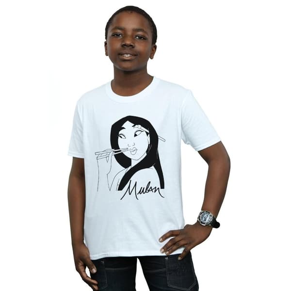 Disney Boys Mulan Chopsticks T-Shirt