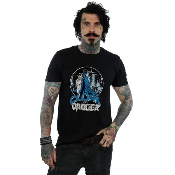 Marvel Mens Cloak And Dagger Retro T-Shirt