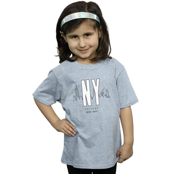 Friends Girls NY City Cotton T-Shirt