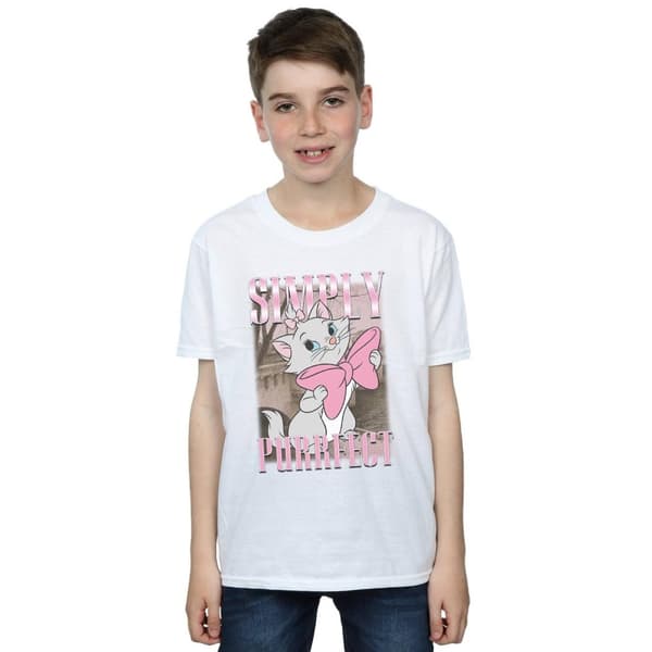 Disney Pojkar Aristocats Marie Simply Purrfect Homage T-shirt