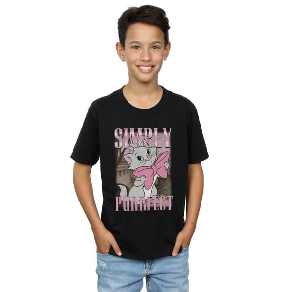 Disney Pojkar Aristocats Marie Simply Purrfect Homage T-shirt