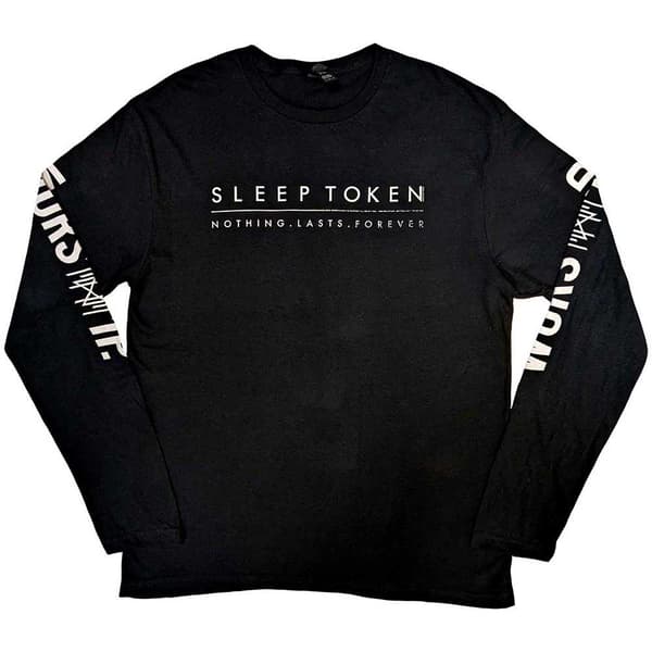 Sleep Token Unisex långärmad t-shirt med tryck i bomull för vuxna