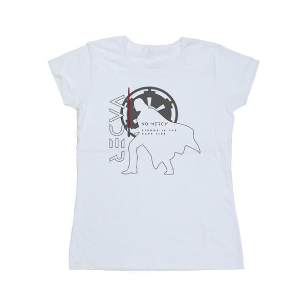 Star Wars: Obi-Wan Kenobi Dam/Tjej Vader No Mercy T-shirt i bomull