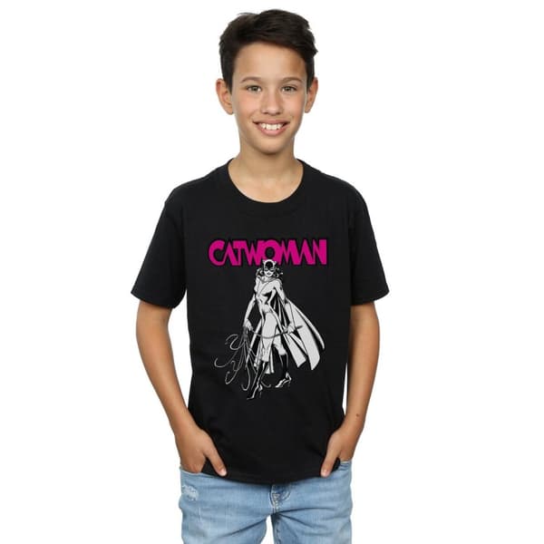 DC Comics Pojkar - Catwoman Whip T-shirt