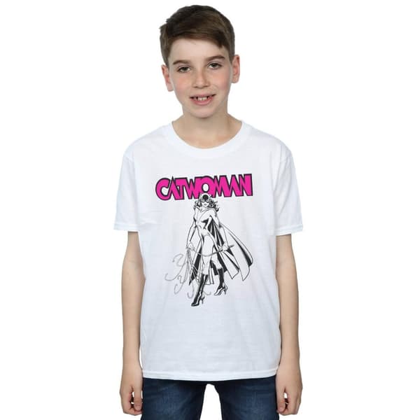 DC Comics Pojkar - Catwoman Whip T-shirt