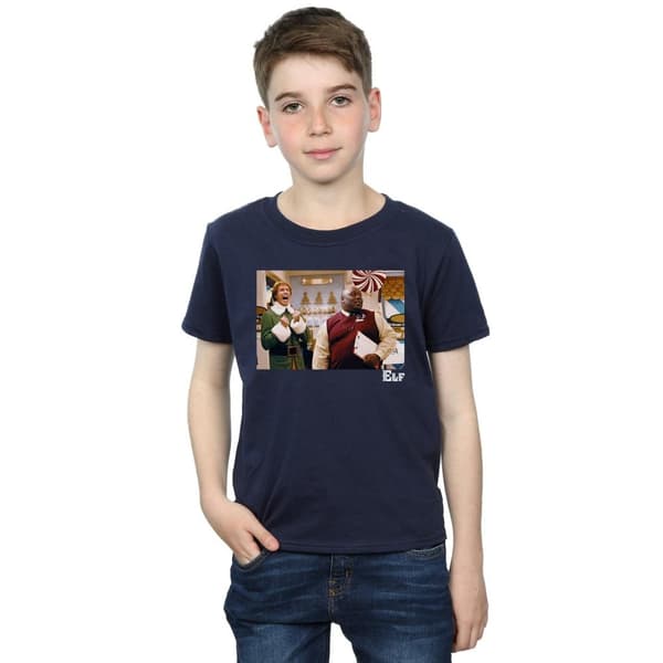 Elf Boys Christmas Store Cheer T-Shirt