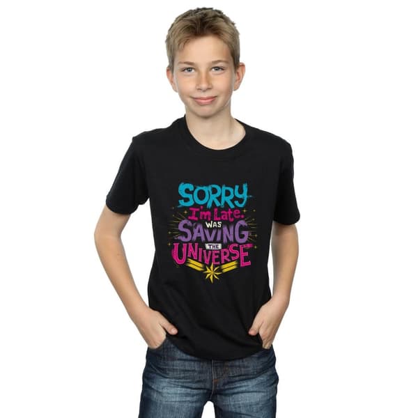 Marvel Pojkar Captain Marvel Saving The Universe T-shirt