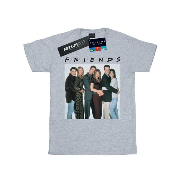 Friends Girls Group Photo Hugs Cotton T-Shirt