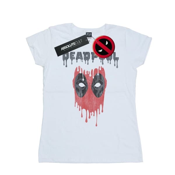 Marvel Dam/Tjej Deadpool Droppande Huvud Bomulls-T-shirt