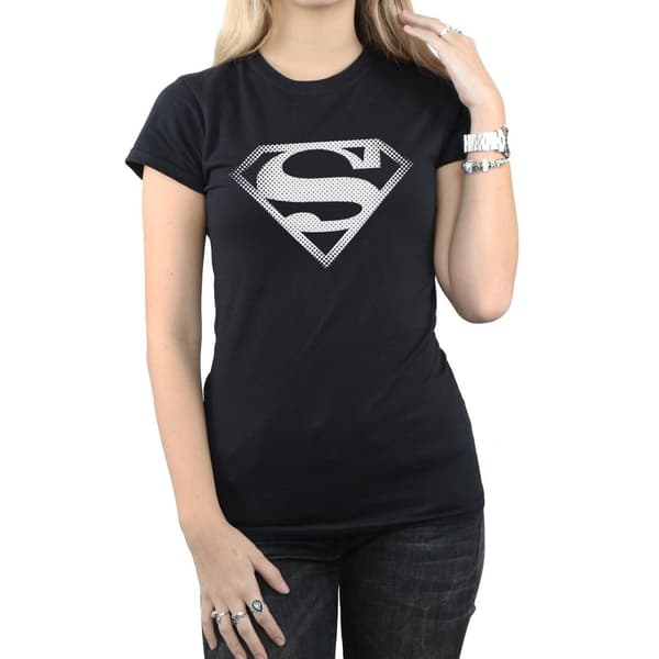 DC Comics Womens/Ladies Superman Spot Logo Cotton T-Shirt