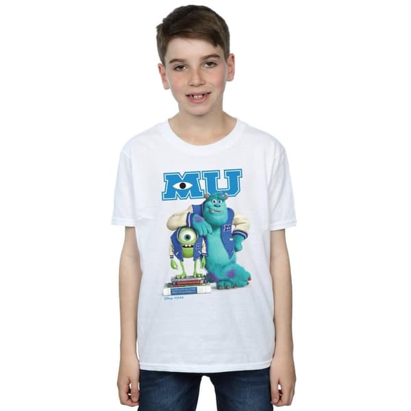 Disney T-shirt med affisch från Monsters University för pojkar