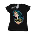 Miniatyrbilde 1 av 5: DC Comics Womens/Ladies Wonder Woman Head Cotton T-Shirt
