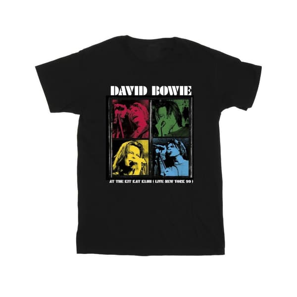 David Bowie Girls At The Kit Kat Club Pop Art T-shirt i bomull