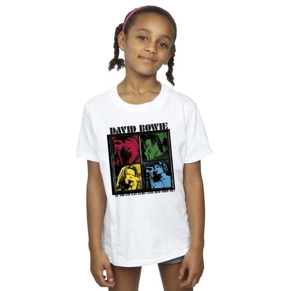 David Bowie Girls At The Kit Kat Club Pop Art T-shirt i bomull
