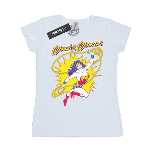 DC Comics Dam/Tjej Wonder Woman Leap T-shirt i bomull