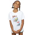 Miniatyrbillede 2 af 5: Elf Girls Distressed Poster Cotton T-Shirt